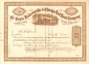 St. Louis Jacksonville and Chicago Railroad Co.